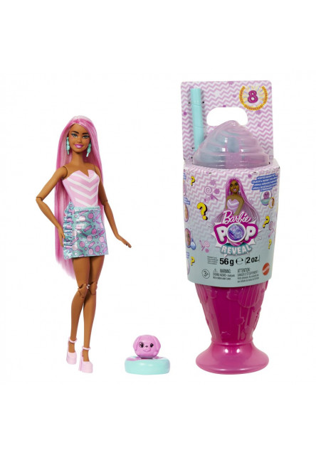 Barbie POP REVEAL Barbie odmeny - RUŽOVÁ
