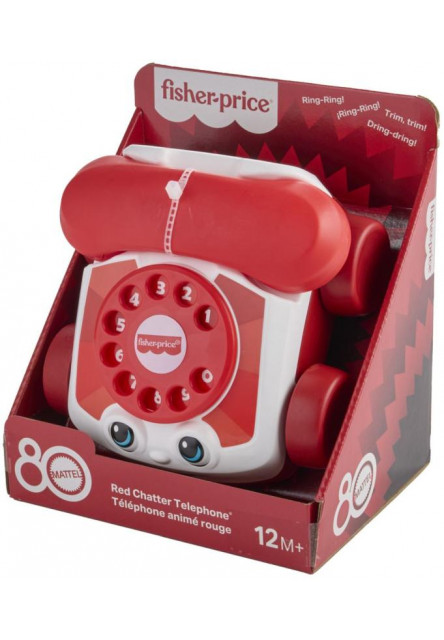 Fisher Price ťahací telefón 80.výročie Mattel 