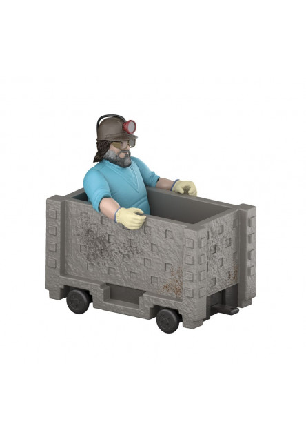 Minecraft filmový Steve a vozík 