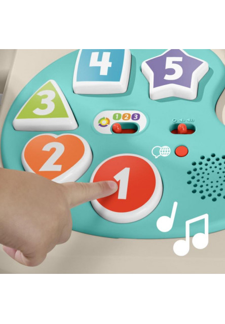 Fisher Price hrací stolček a stojan a 4  v 1 CZ/SK/ENG/HU/PL