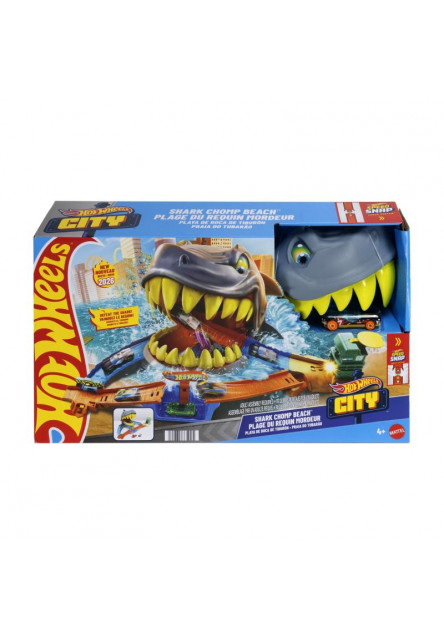 Hot Wheels CITY SHARK CHOMP BEACH