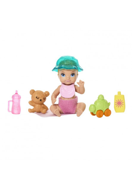 Barbie SKIPPER BABYSITTER pestúnka s kočíkom