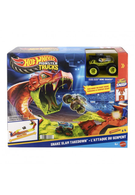 Hot Wheels MONSTER TRUCKS SNAKE SLAM TAKEDOWN