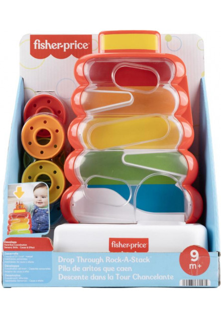Fisher Price VEŽA S PREPADÁVAJÚCIMI KRÚŽKAMI