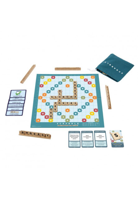 SCRABBLE drevená edícia SK