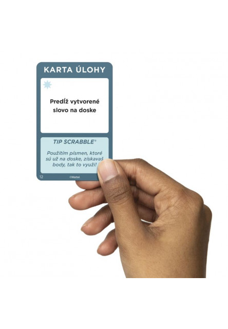 SCRABBLE drevená edícia SK