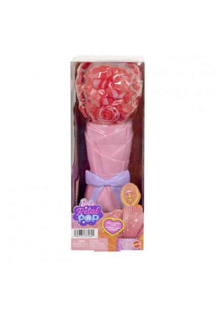 Barbie PETAL POP kvetinové prekvapenie - červená rúža