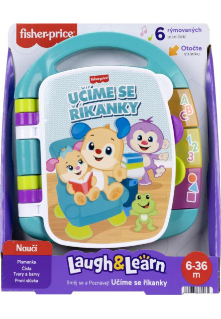 Fisher Price UČÍME SA RIEKANKY SK - ZELENÉ