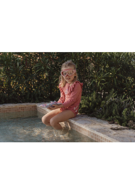 Plavecké tričko dlhý rukáv Dreamy Pink Sparkle veľ. 62/68