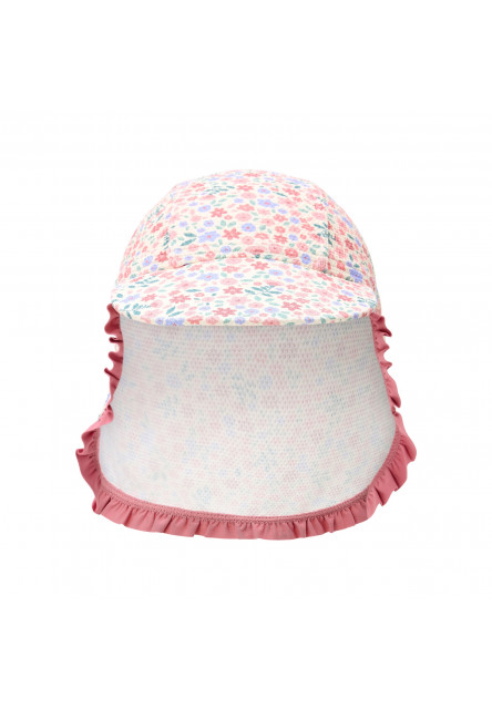 Plážová šiltovka s ochranou krku Dreamy Flowerfield veľ. 1