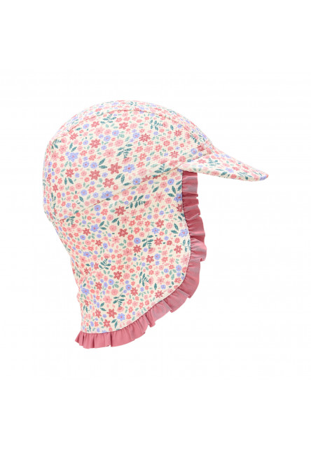 Plážová šiltovka s ochranou krku Dreamy Flowerfield veľ. 2
