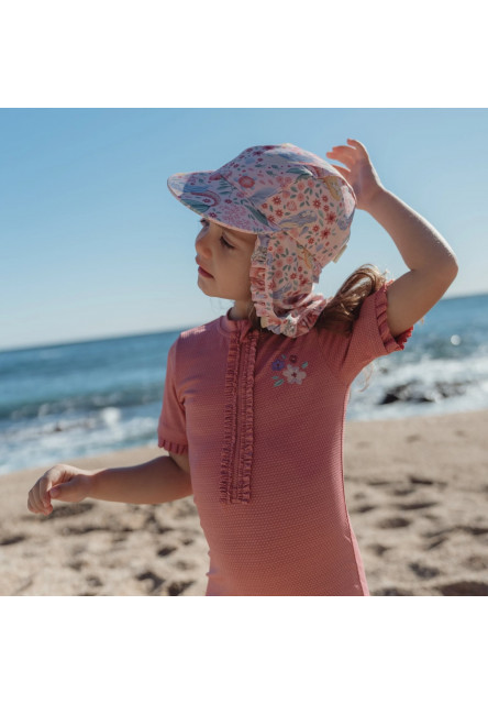 Plážová šiltovka s ochranou krku Dreamy Mermaid veľ. 2