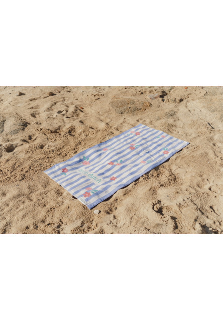 Plážová osuška  120x60 cm  Dreamy Purple Stripe