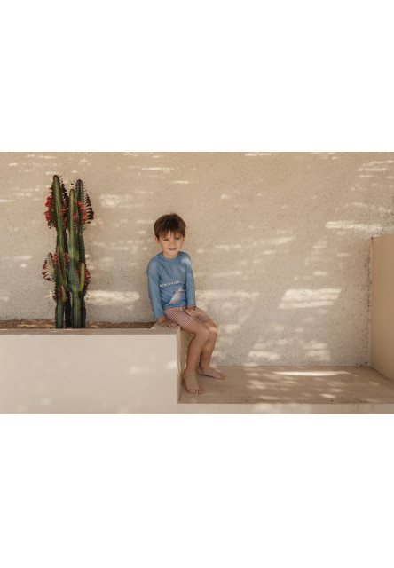 Plavecké tričko dlhý rukáv Ocean Blue veľ. 74/80