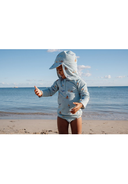 Plavecké tričko dlhý rukáv Ocean Friends veľ. 86/92