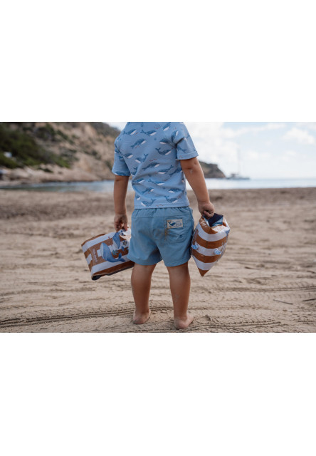 Plavecké tričko krátky rukáv Ocean Splash veľ. 62/68