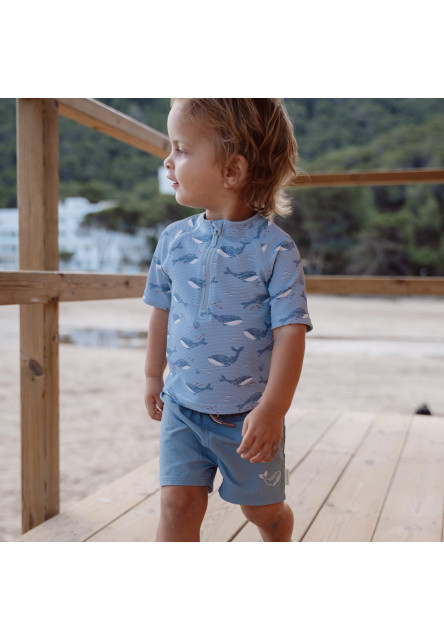 Plavecké tričko krátky rukáv Ocean Splash veľ. 74/80