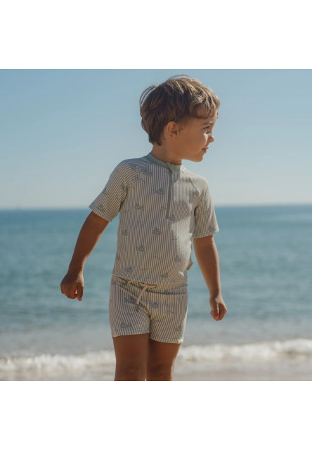 Plavky krátky rukáv 2-dielne Ocean Adventure veľ. 98/104