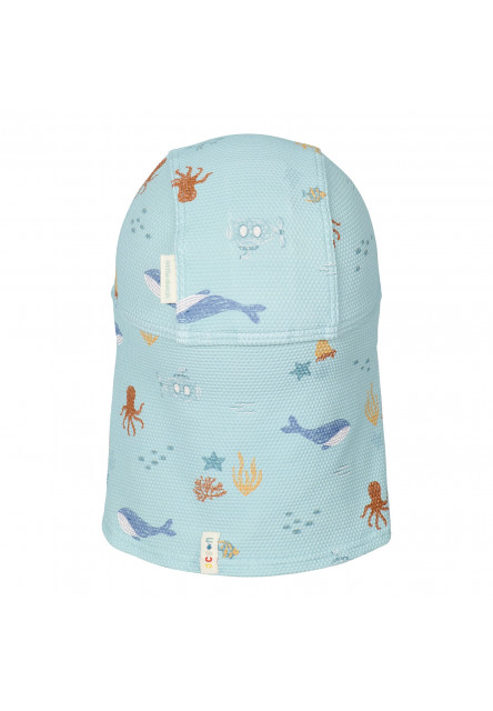 Plážová šiltovka s ochranou krku Ocean Friends veľ. 3