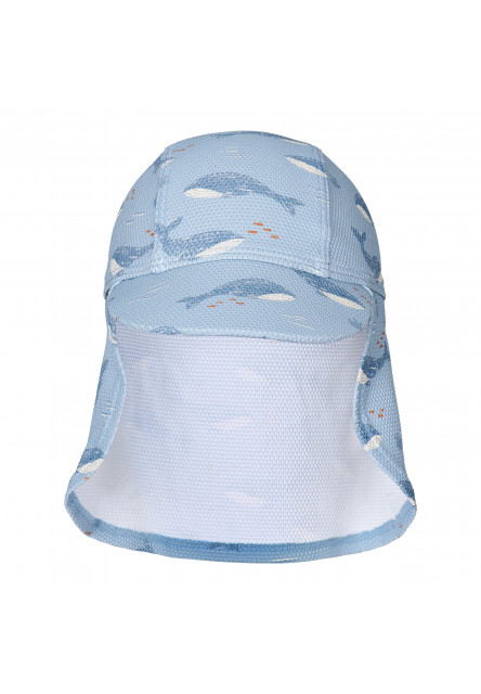 Plážová šiltovka s ochranou krku Ocean Splash veľ. 1