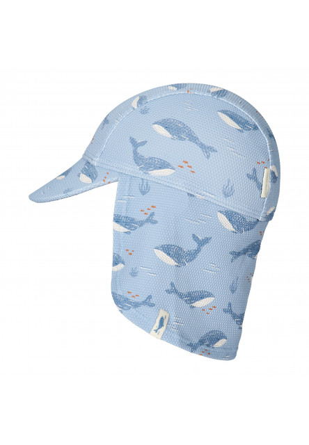 Plážová šiltovka s ochranou krku Ocean Splash veľ. 1