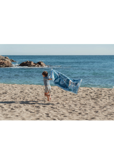 Plážová osuška  120x60 cm  Ocean World Blue