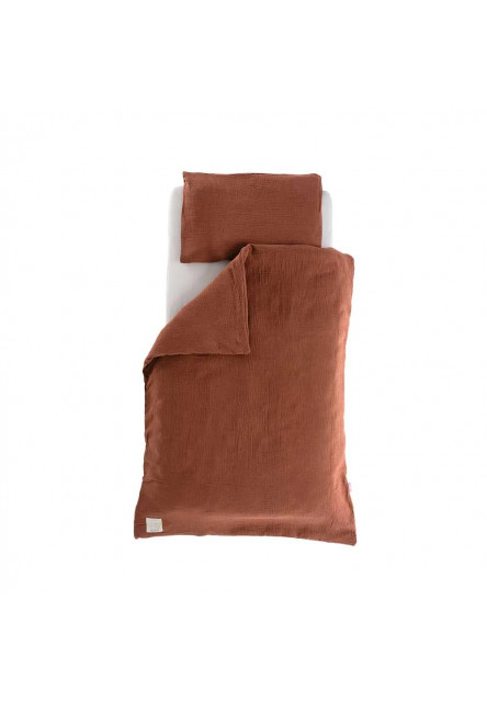 povlečení Musselin 100/135 + 40/60 Terrakotta