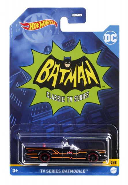 Hot Wheels tematické auto - BATMAN ASST