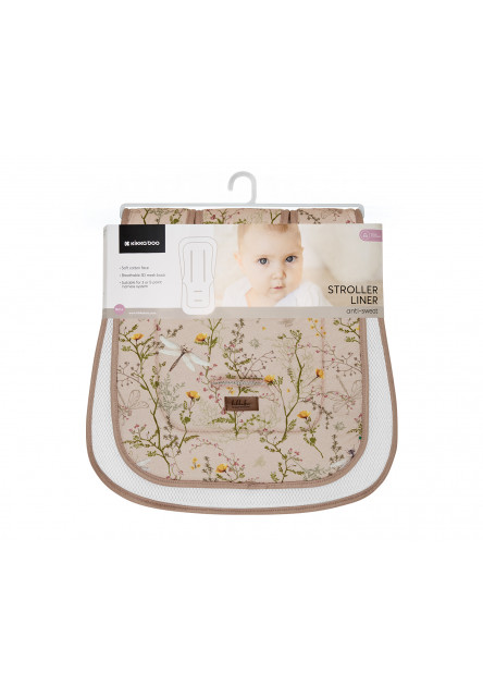 Sedacia podložka do kočíka Secret Garden Beige