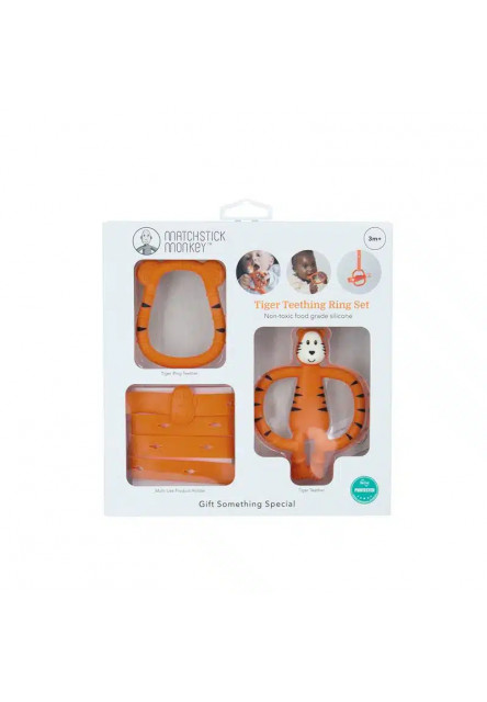 štartovací set na prerezávanie zúbkov - tiger