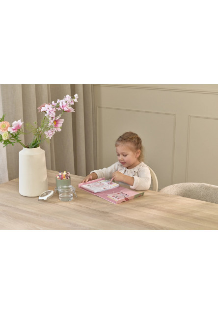 Omaľovánky s vodovkami a samolepkami Rosa Fairy Garden