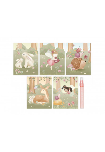 Kníha kúzlenia s vodou Rosa Fairy Garden