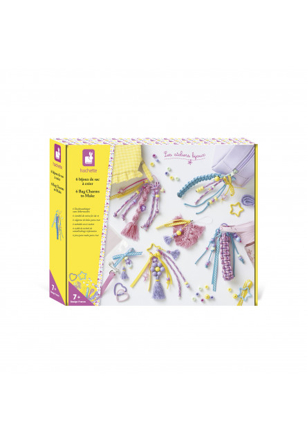 Atelier Sada Výroba šperkov XXL Prívesky na tašky 6 ks od 7 rokov