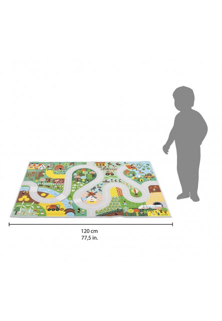 Cross roads Koberec a hracia podložka na zem Na vidieku 120 x 78 cm