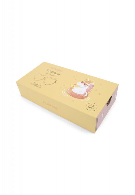 Detské slnečné okuliare - heart - peach whip - 1-3 roky