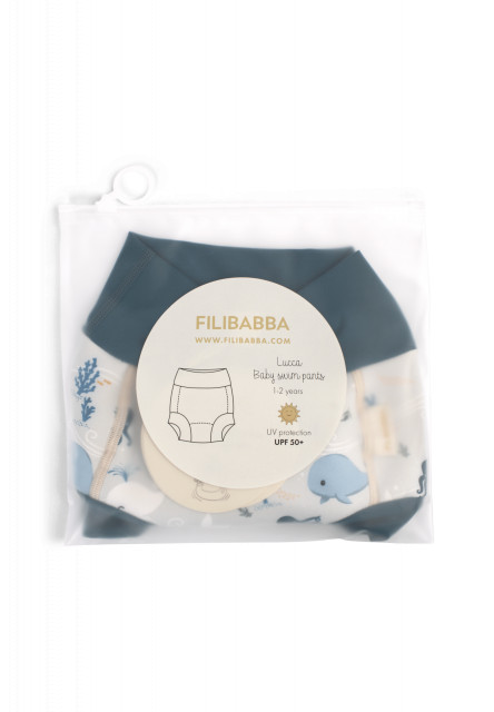 Detské plavecké nohavičky lucca - christian´s whale tales - 1-2 roky