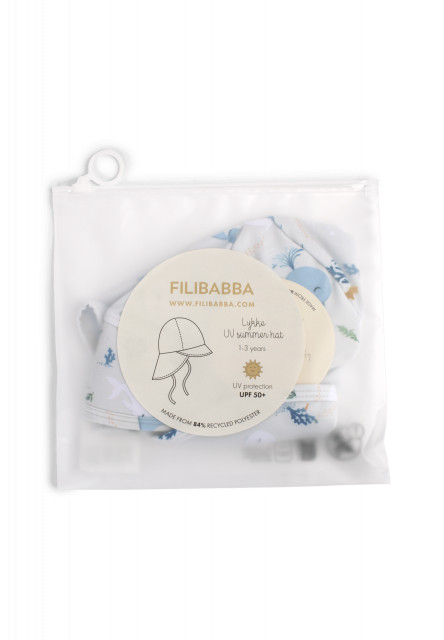 Uv letný klobúčik lykke - christian´s whale tales - 1-3 roky