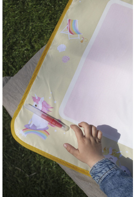 Vodová maliarska podložka - unicorn shores