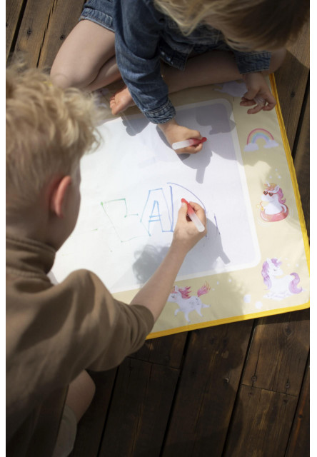 Vodová maliarska podložka - unicorn shores