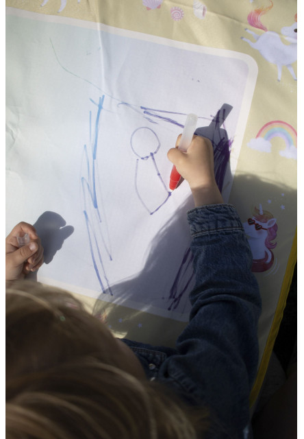 Vodová maliarska podložka - unicorn shores