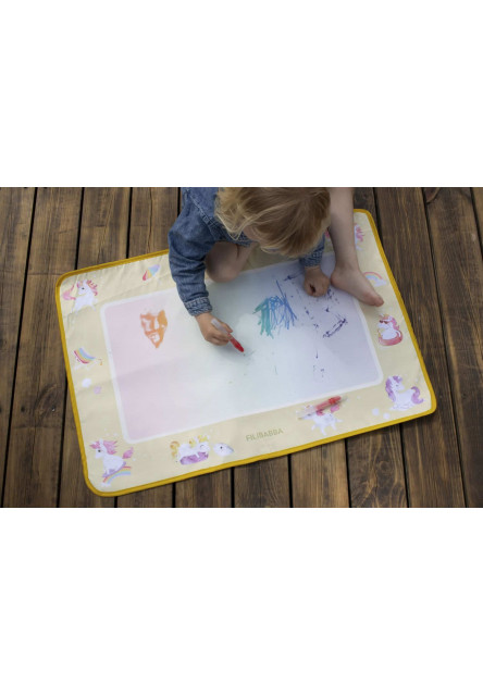 Vodová maliarska podložka - unicorn shores