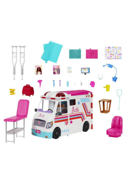 Barbie sanitka a klinika 2 v 1