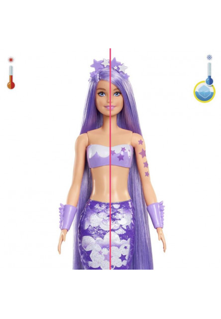 BRB COLOR REVEAL BARBIE DÚHOVÁ MORSKÁ PANNA