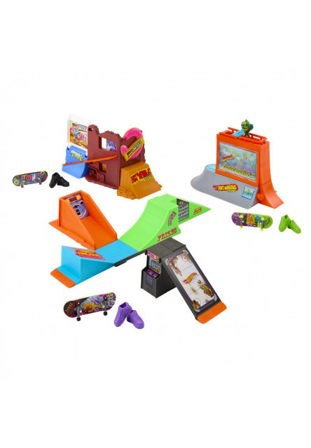 Hot Wheels skates fingerboard skates fingerboard skatepark herný set asst 