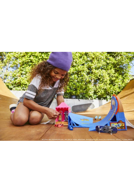 Hot Wheels skates zábavný fingerboard  skatepark 