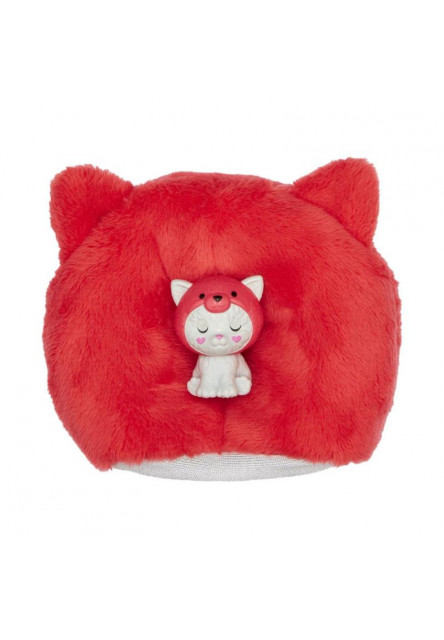 Barbie CUTIE REVEAL Barbie v kostýme - mačiatko v červenom kostýme Pandy