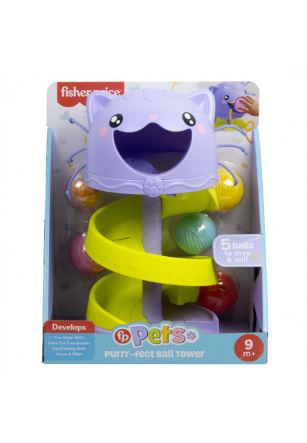 Fisher Price mačičková guličková dráha