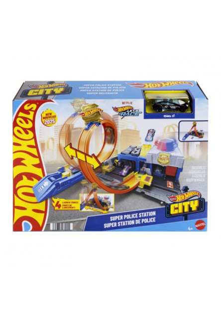 Hot Wheels city super policajná stanica 