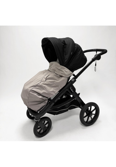 Nánožník na kočárek zateplený Black