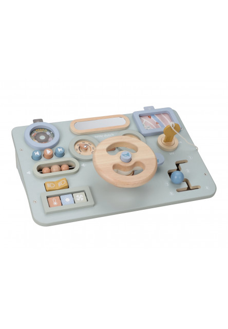 Pult s aktivitami a volantom drevený